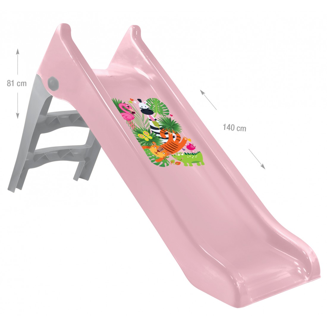 Пързалка 140 cm розова  Пастел 12797