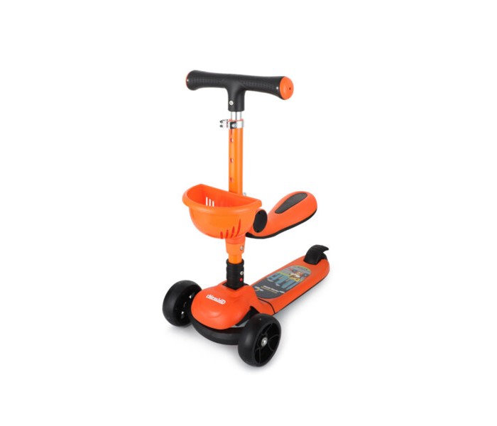 Chipolino Музикална детска играчка скутер 2 в 1 Нео Райдър, оранжев