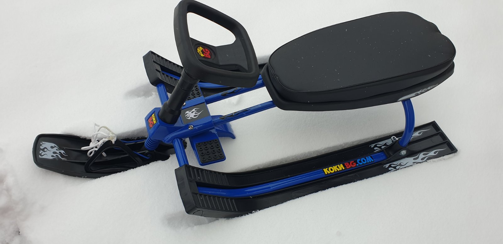 Шейна Чук и Гек мека кожена седалка синя шейни сглобена