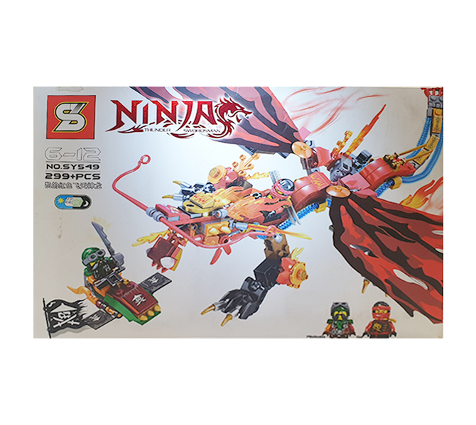 Lego SY 549 Ninja Go - Kai Red Fire Dragon 299 Pcs 