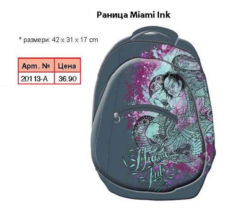 Раница Miami Ink